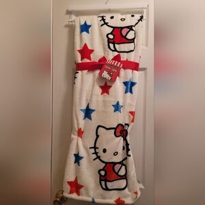 Hello Kitty 4th Of July Throw Blanket 60 X 70 Brand New With Tags